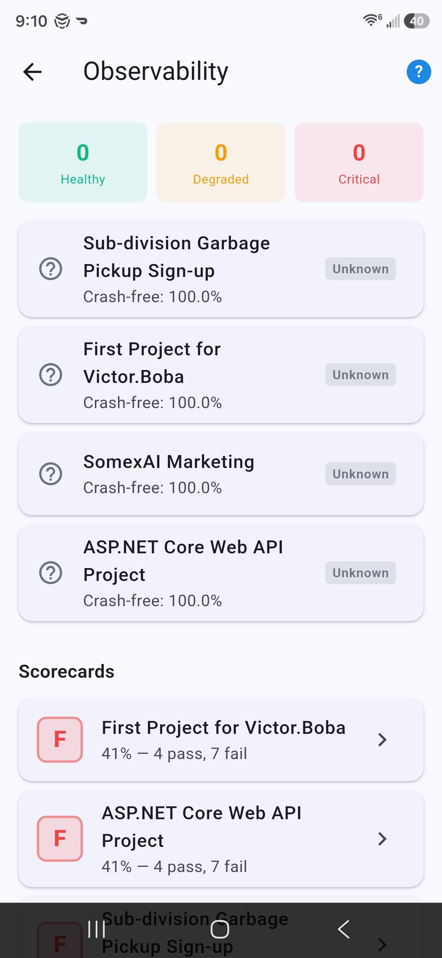 Observability on Android